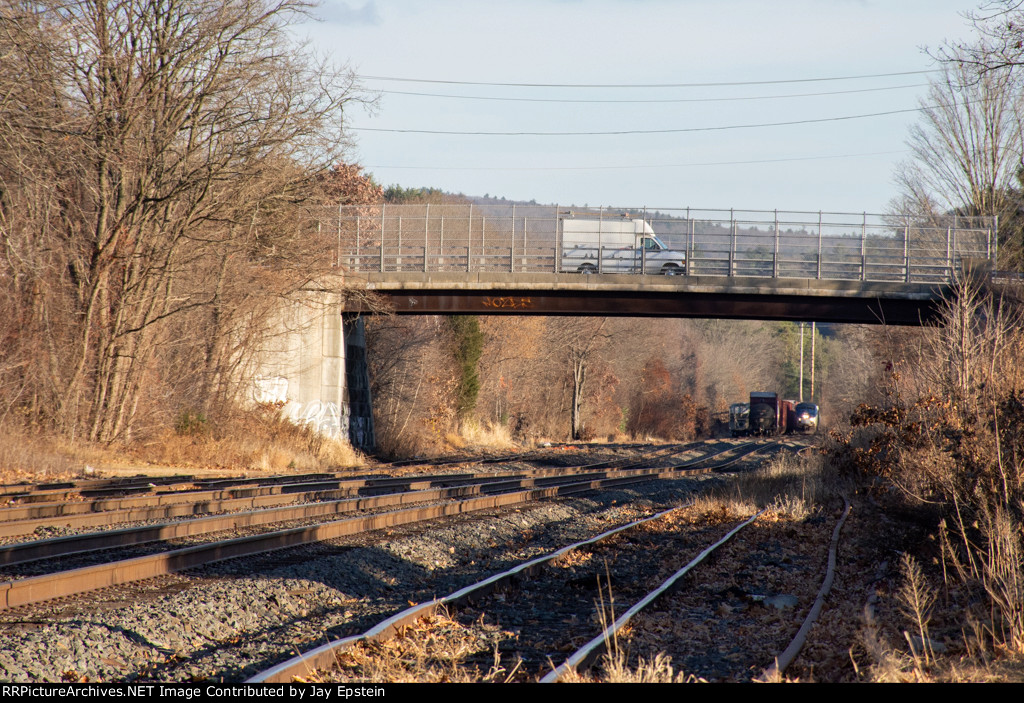 The westbound Lake Shore Limited Approaches 